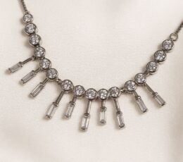 Arvana – Radiant Fringe Diamond Necklace
