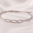 Arvana – Elegant Linked Diamond Bracelet