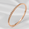 Arvana-Luxurious Rose gold plating