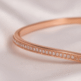 Arvana-Luxurious Rose gold plating