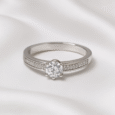 Arvana Oval Diamond Accent Ring