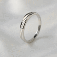 ARVANA 925 Silver Minimalist Ring