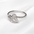 Arvana Celestia Bloom 925 Silver Ring