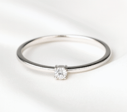 Arvana 925 Silver Solitaire Ring