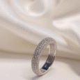Arvana 925 Silver Pavé Eternity Band