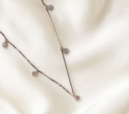 Arvana Lustre Drops 925 Silver Necklace