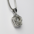 Arvana’s 925 Silver Geometric Floral Pendant (without chain)