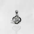 Arvana’s 925 Silver Solitaire Floral Pendant (without chain)