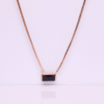 Arvana BLACK RECTANGULAR necklace design
